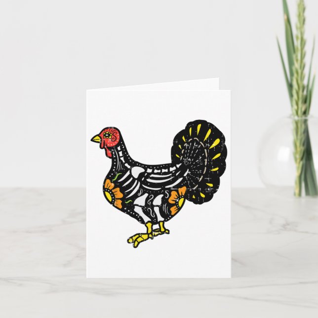 Turkiets mexikanska Thanksgiving Kort (Framsida)