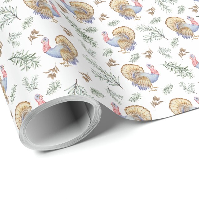 Turkiets Pappra utrensning Presentpapper (Rullad Hörn)