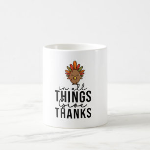 Turkiets Thanksgiving Coffee Mugg - Festive Fall