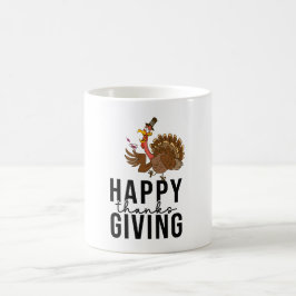 Turkiets Thanksgiving Coffee Mugg - Festive Fall