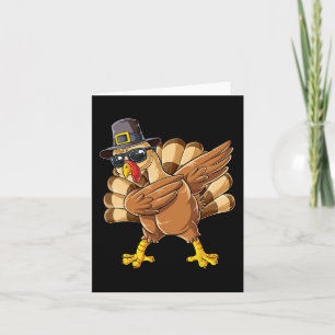 Turkiets Thanksgiving Pilgrim Boys Girls Funny D Kort