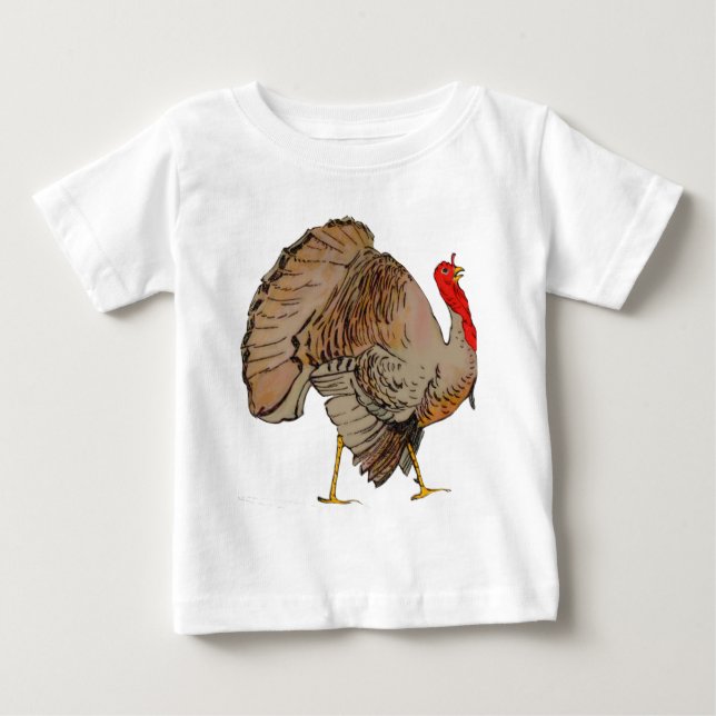 TURKIETS Thanksgiving Tee Shirt (Framsida)