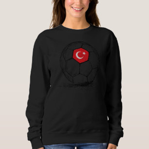 Turkiets turkiska turkiska Flagga vid fotbollsmatc T Shirt