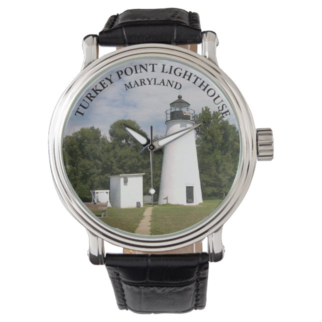 TurkiPoint Lighthouse, Maryland eWatch Watch Watch Armbandsur (Framsida)