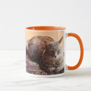 TURKISH CAT PÅ GAMN CARPET MUGG