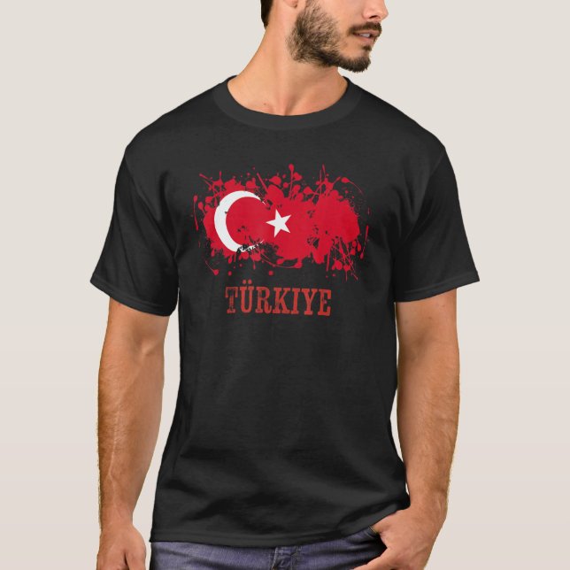 Turkish enthusiasts for Türkiye and Turkey T Shirt (Framsida)