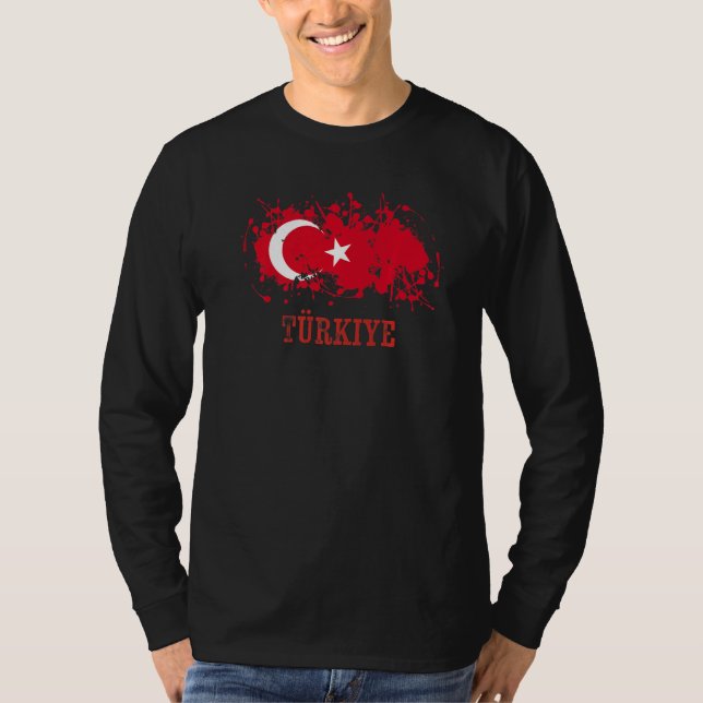 Turkish enthusiasts for Türkiye and Turkey   T Shirt (Framsida)