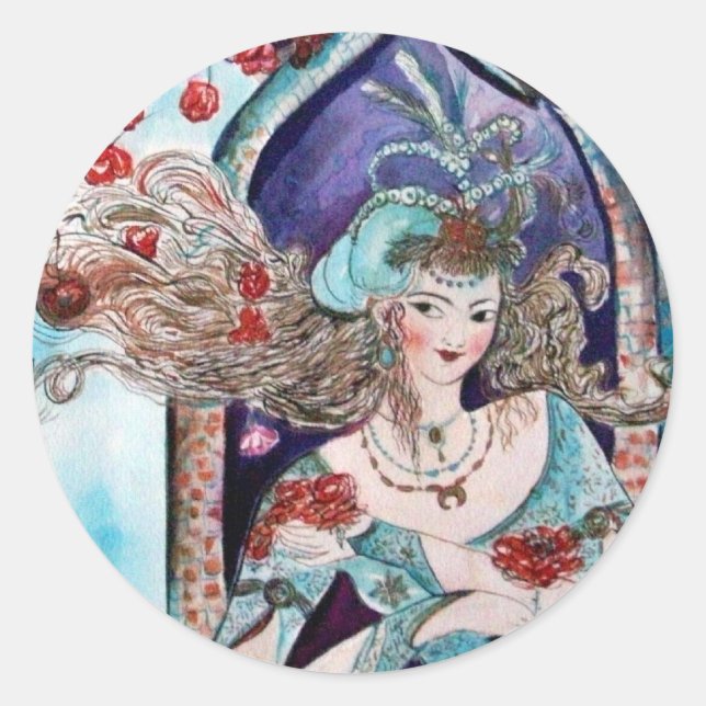 TURKISH FAIRY SVAN RUNT KLISTERMÄRKE (Framsida)