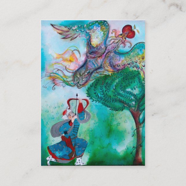 TURKISH FAIRY TALE/PHOENIX OCH ARCHER VISITKORT (Baksida)