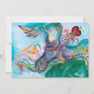 TURKISH FAIRY TALE/PHOENIX WITH APPLE,blue Meddelande