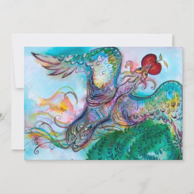 TURKISH FAIRY TALE/PHOENIX WITH APPLE,white Meddelande (Framsida)