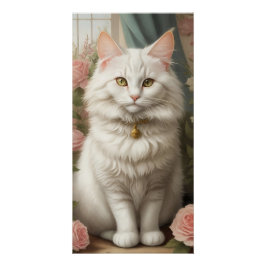 Turkisk angora Cat Perfect Poster