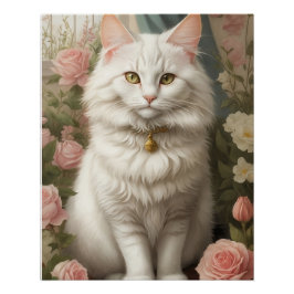Turkisk angora Cat Perfect Poster