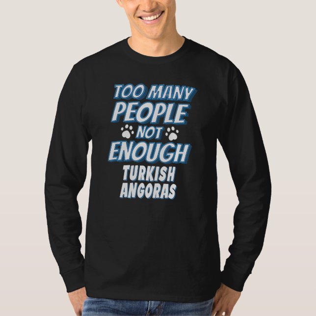 Turkisk angora Cat Say Introvert T Shirt (Framsida)
