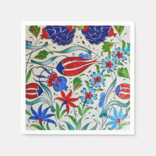 Turkisk blom- design pappersservett