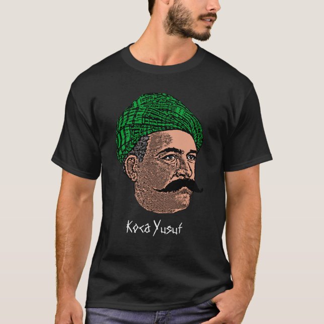 Turkisk brottare Koca Yusuf T-shirt (Framsida)
