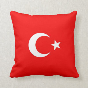 Turkisk flagga kudde