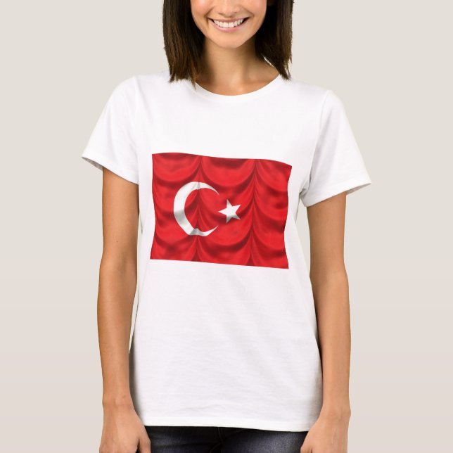 Turkisk flagga tee (Framsida)
