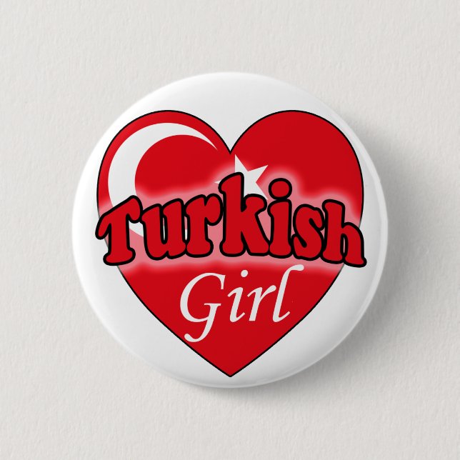 Turkisk flicka knapp (Framsida)