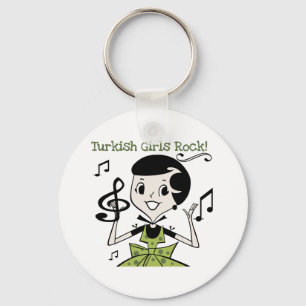 Turkisk flickasten nyckelring