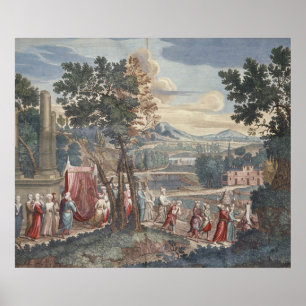 Turkisk giftermålprocession, 1712-13 poster