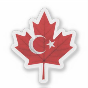 Turkisk-kanadensare Klistermärken