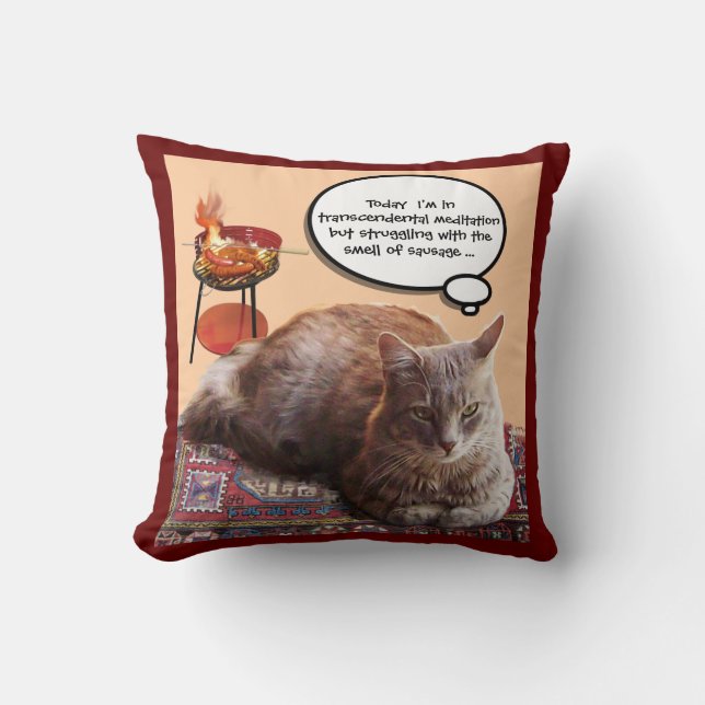 TURKISK KATT I TRANSCENDENTAL MEDITATION KUDDE (Framsida)