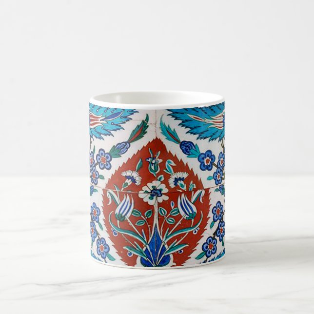Turkisk keramisk blomma kaffemugg (Center)