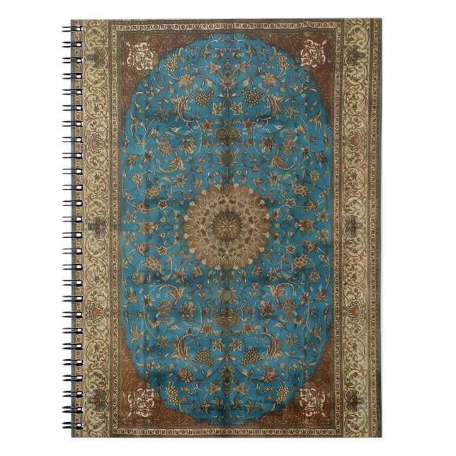 Turkisk Kilim Antik Anteckningsbok (Framsidan)