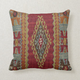 Turkisk Kilim Matta Kudde