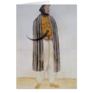Turkisk man hälsningskort