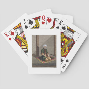Turkisk man som ber, 18th århundrade (gravyr) spel kort