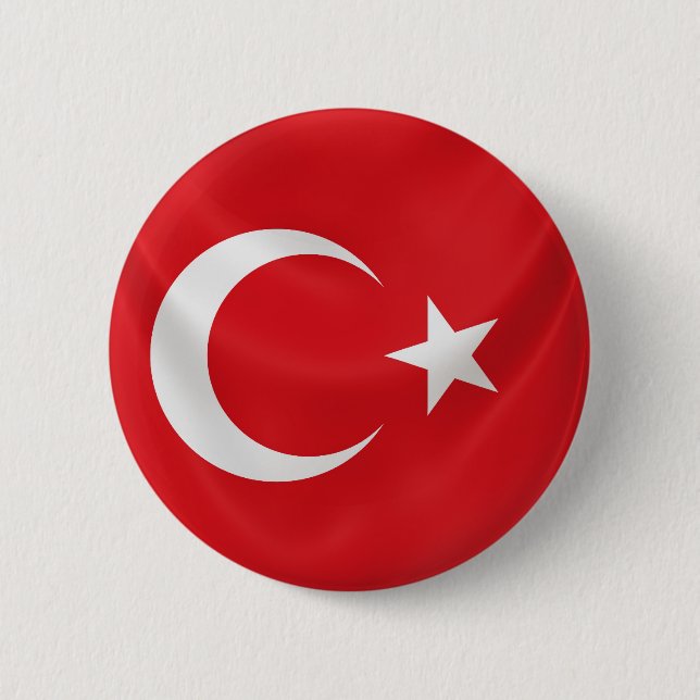 turkisk medborgareflagga knapp (Framsida)