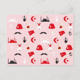 Turkisk njutning vykort