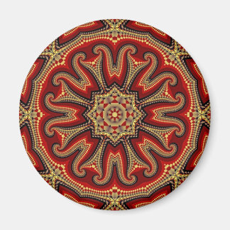 Turkisk tile Mandala Magnet