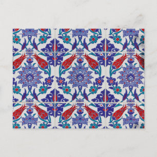 Turkisk Tulpan Oriental Arabesk Blomma Vykort