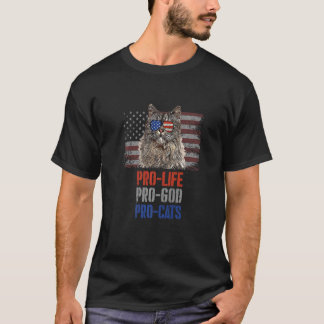 Turkisk Van Cat Pro Life Pro Gud Pro Cats American T Shirt