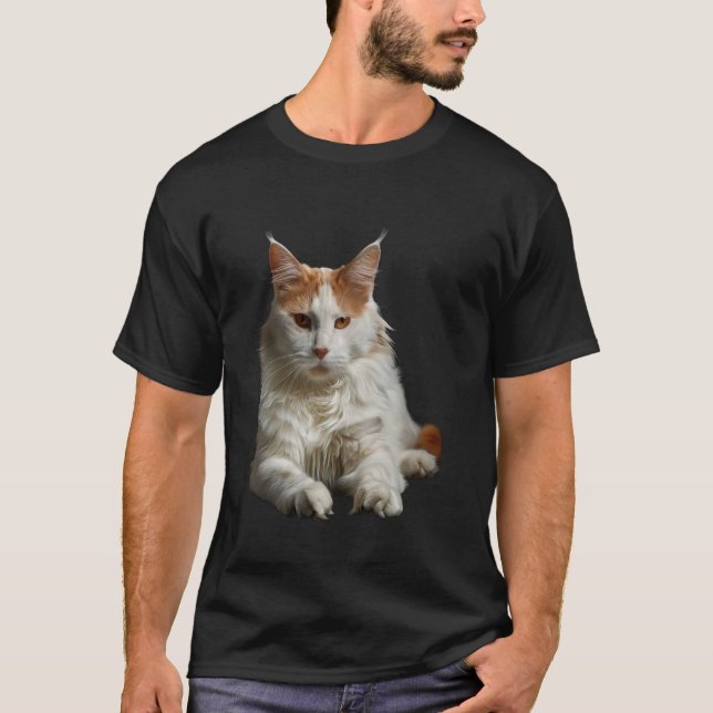 Turkisk Van Katt T Shirt (Framsida)