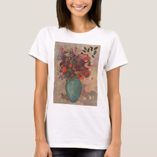 Turkisk vas av Odilon Redon, Vintage blommor konst T-shirt
