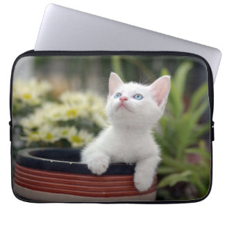 Turkisk vitkattunge laptop sleeve