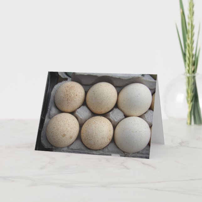 Turkiska ägg kort (Framsida)