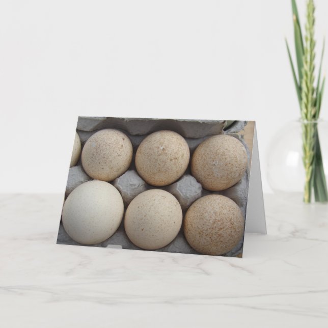 Turkiska ägg kort (Framsida)