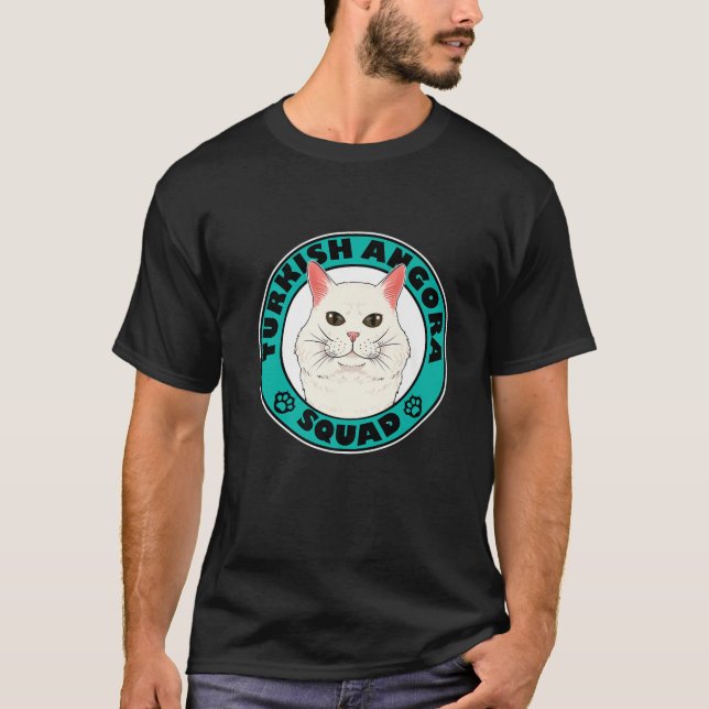 Turkiska Angora Squad I Cat Lover I Turkisk angora T Shirt (Framsida)