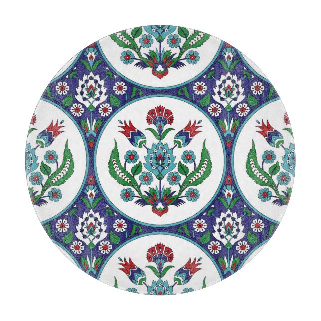 Turkiska arabiska, tulpanblommor, sömlösa mönster. (Framsidan)