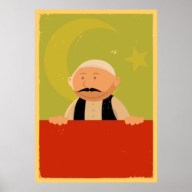 Turkiska banderoller Poster (Framsidan)