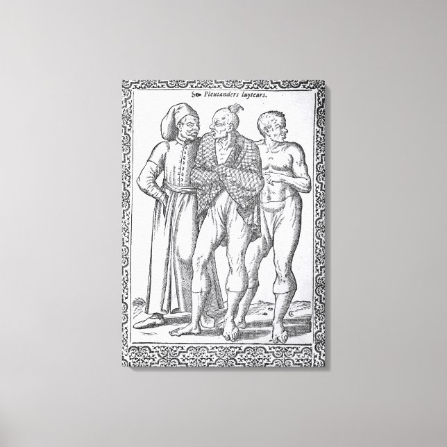 Turkiska brottare canvastryck (Framsida)