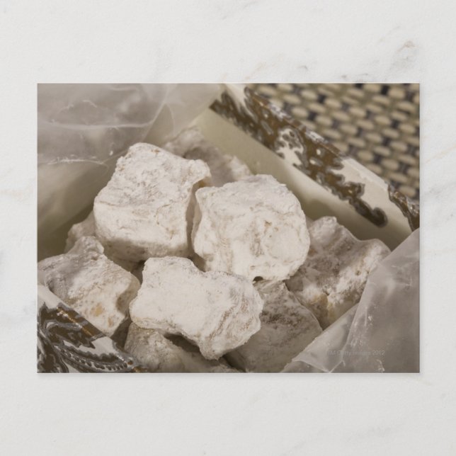 Turkiska delight (locum) är ett sött godis från Is Vykort (Framsida)