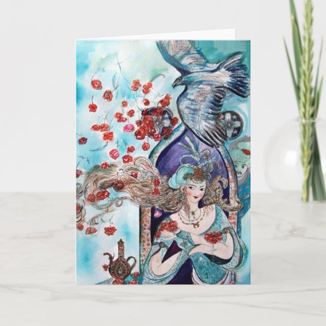 Turkiska Fairy Tale Helgkort (Framsida)