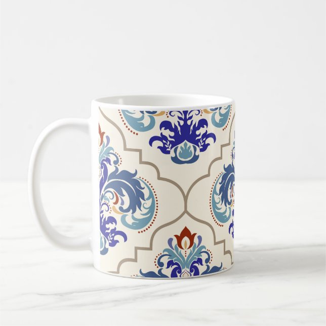 Turkiska färgfulla Mönster: Oändlig skönhet. Kaffemugg (Vänster)
