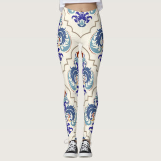 Turkiska färgfulla Mönster: Oändlig skönhet. Leggings